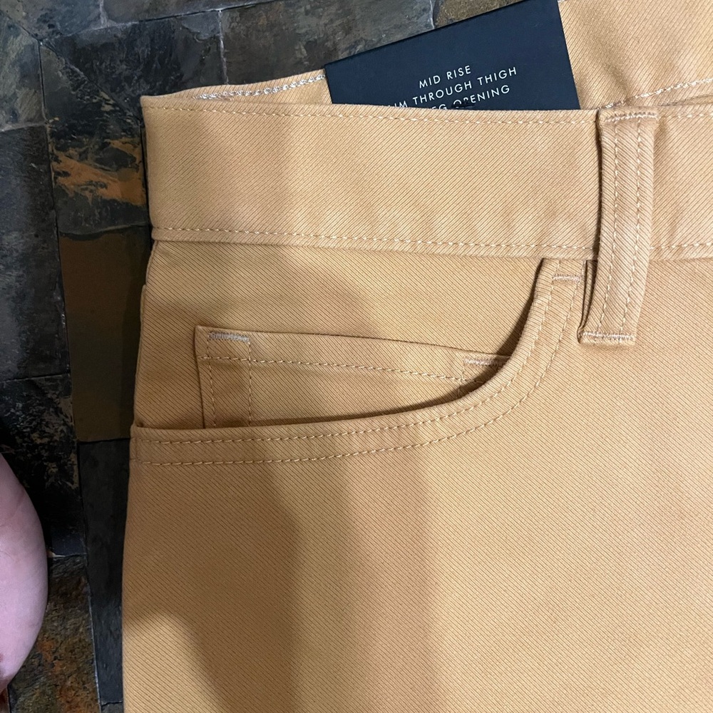 Banana Republic Men's Mustard Slim Traveler Pants 31x30 - Picture 4 of 6